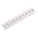 Phoenix Contact ZB5.LGS :01 -10 Series Marker Strip for Use with DIN Rail Terminal Blocks