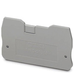Phoenix Contact D-QTC 1.5 Series End Cover for Use with DIN Rail Terminal Blocks
