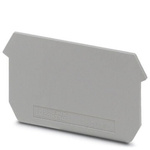 Phoenix Contact D-UDK Series End Cover for Use with DIN Rail Terminal Blocks