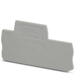 Phoenix Contact D-STTB 2.5/ 2P Series End Cover for Use with DIN Rail Terminal Blocks