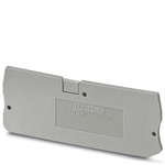 Phoenix Contact D-PT 4-QUATTRO Series End Cover for Use with DIN Rail Terminal Blocks