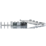Phoenix Contact ME MAX 22.5 3-3 KMGY Series Electronic Housing for Use with DIN Rail Terminal Blocks, 42A