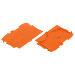 Wago TOPJOB S, 2002 Series End and Intermediate Plate for Use with 2002 Series Terminal Blocks, IECEx
