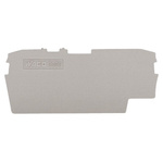 Wago TOPJOB S, 2002 Series End and Intermediate Plate for Use with 2002 Series Terminal Blocks