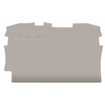 Wago TOPJOB S, 2000 Series End and Intermediate Plate for Use with 2000 Series Terminal Blocks