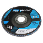 Norton Flap Disc Ceramic Grinding Disc, 125mm, Medium Grade, P40 Grit, 10 in pack, Vulcan