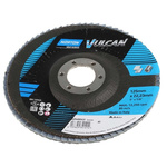 Norton Flap Disc Ceramic Grinding Disc, 125mm, Fine Grade, P80 Grit, 10 in pack, Vulcan