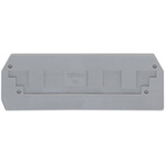 Wago 282 Series End and Intermediate Plate for Use with 282 Series Terminal Blocks
