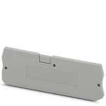 Phoenix Contact D-ST 1.5/S-QUATTRO Series End Cover for Use with Modular Terminal Block