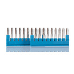Phoenix Contact FBS 10-5 BU Series Jumper Bar for Use with Modular Terminal Block, 23A