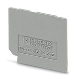 Phoenix Contact D-MBK 2.5/E Series End Cover for Use with Modular Terminal Block