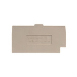 Weidmuller Z Series End Cover for Use with Z Series Terminal