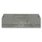 Wago 281 Series End and Intermediate Plate for Use with 281 Series Terminal Blocks