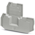 Phoenix Contact D-UTT 2.5/4 Series End Cover for Use with DIN Rail Terminal Blocks