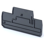 XW5E End Cover for use with XW5G-P1.5-1.1-2 Grounding Terminal Block, XW5T-P1.5-1.1-2 Feed Through Terminal Block