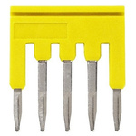 XW5S Short Bar for use with XW5G-P1.5-5 Grounding Terminal Block, XW5T-P1.5-5 Feed Through Terminal Block