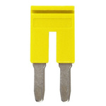 XW5S Short Bar for use with XW5G-P4.0-2 Grounding Terminal Block, XW5T-P4.0-2 Feed Through Terminal Block