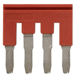 XW5S Short Bar for use with XW5G-P4.0-4 Grounding Terminal Block, XW5T-P4.0-4 Feed Through Terminal Block