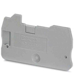 Phoenix Contact D-QTCU Series End Cover for Use with DIN Rail Terminal Blocks
