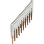 Schneider Electric TRA Series Plug-in Bridge for Use with TRR Spring Terminal, TRV Screw Terminal