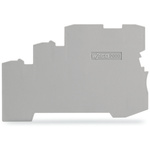Wago TOPJOB S, 2000 Series End and Intermediate Plate for Use with 2000 Series Triple Level Sensor Terminal Blocks