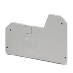 Phoenix Contact D-XTV 10-TWIN Series End Cover for Use with DIN Rail Terminal Blocks