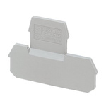 Phoenix Contact D-MBKKB 2.5 Series End Cover for Use with DIN Rail Terminal Blocks