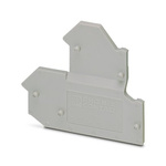 Phoenix Contact D-UKK 3-MSTB-5.08 L Series End Cover for Use with DIN Rail Terminal Blocks