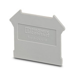 Phoenix Contact D-UK 4/10-NS 35 Series End Cover for Use with DIN Rail Terminal Blocks