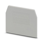 Phoenix Contact D-UK 4-SD Series End Cover for Use with DIN Rail Terminal Blocks