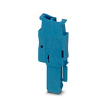 Phoenix Contact SP 2.5/ 1-L BU Series Terminal Plug for Use with Din Rail, 24A