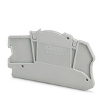 Phoenix Contact D-UTME 4/1P Series End Cover for Use with DIN Rail Terminal Blocks