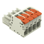 Wago 831 Series Female Connector for Use with Male Connector, 41A, CSA