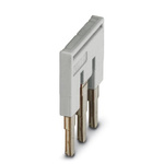 Phoenix Contact FBS3-6 GY Series Jumper Bar for Use with Modular Terminal Block