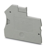 Phoenix Contact D-UT Series End Cover for Use with Modular Terminal Block