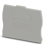 Phoenix Contact D-MPT Series End Cover for Use with Modular Terminal Block