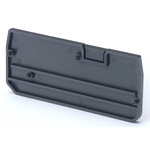 XW5E End Cover for use with XW5G-P1.5-1.2-1 Grounding Terminal Block, XW5T-P1.5-1.2-1 Feed Through Terminal Block