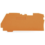 Wago TOPJOB S, 2106 Series End and Intermediate Plate for Use with 2106 Series Terminal Blocks, IECEx