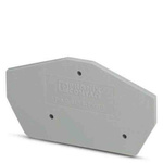 Phoenix Contact D-STS 4 -TWIN/L Series End Cover for Use with DIN Rail Terminal Blocks