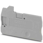 Phoenix Contact D-PTU Series End Cover for Use with DIN Rail Terminal Blocks