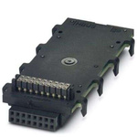 Phoenix Contact 6-16P-1S BK, HBUS 71 Series DIN Rail Connector for Use with Modular Housing