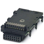 Phoenix Contact 6-16P-1S BK, HBUS 53 Series DIN Rail Connector for Use with BC Modular Electronics Housings
