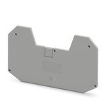 Phoenix Contact D-XTV 6-QUATTRO Series End Cover for Use with DIN Rail Terminal Blocks