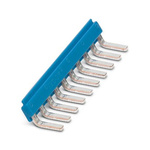 Phoenix Contact EB 10- DIK BU 30GRAD Series Insertion Bridge for Use with DIN Rail Terminal Blocks