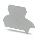 Phoenix Contact D-UKK 4 Series End Cover for Use with DIN Rail Terminal Blocks