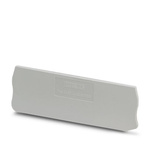 Phoenix Contact D-ST 4-QUATTRO Series End Cover for Use with DIN Rail Terminal Blocks