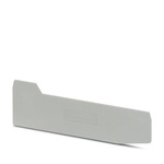 Phoenix Contact D-ZPV 1.5/2.5 (8/1) Series End Cover for Use with DIN Rail Terminal Blocks