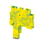 Phoenix Contact SPDB 2.5/ 1 GNYE Series Terminal Plug for Use with Din Rail, 24A