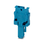 Phoenix Contact SP 4/ 1-M BU Series Terminal Plug for Use with Din Rail, 32A