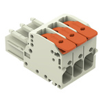 Wago 831 Series Female Connector for Use with Male Connector, 41A, CSA